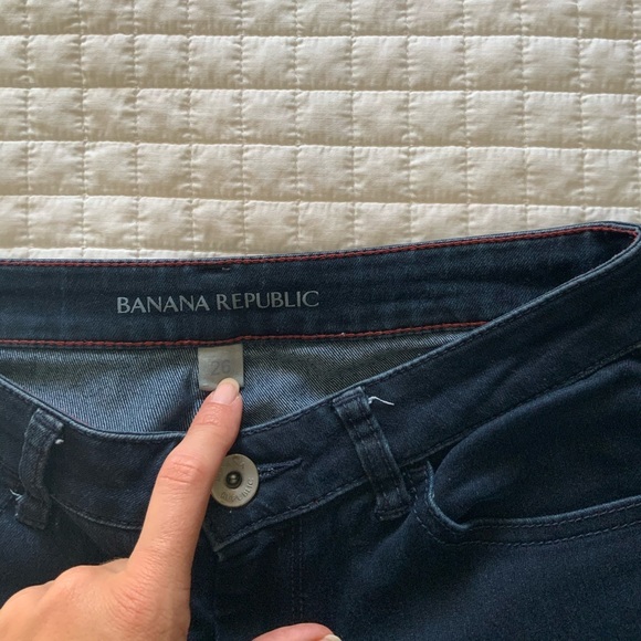 Banana Republic Dark Blue Skinny Jeans - Picture 4 of 5